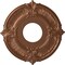 Ekena Millwork Attica Ceiling Medallion (Fits Canopies up to 3 1/2"), 12 3/4"OD x 4"ID x 1/2"P, Polished Copper CM12ATPOS - alternate 1